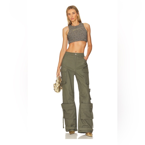 Steve Madden Duo cargo pants- olive- XS NWOT - Picture 4 of 7